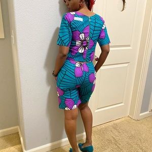 Short pant and a crop top